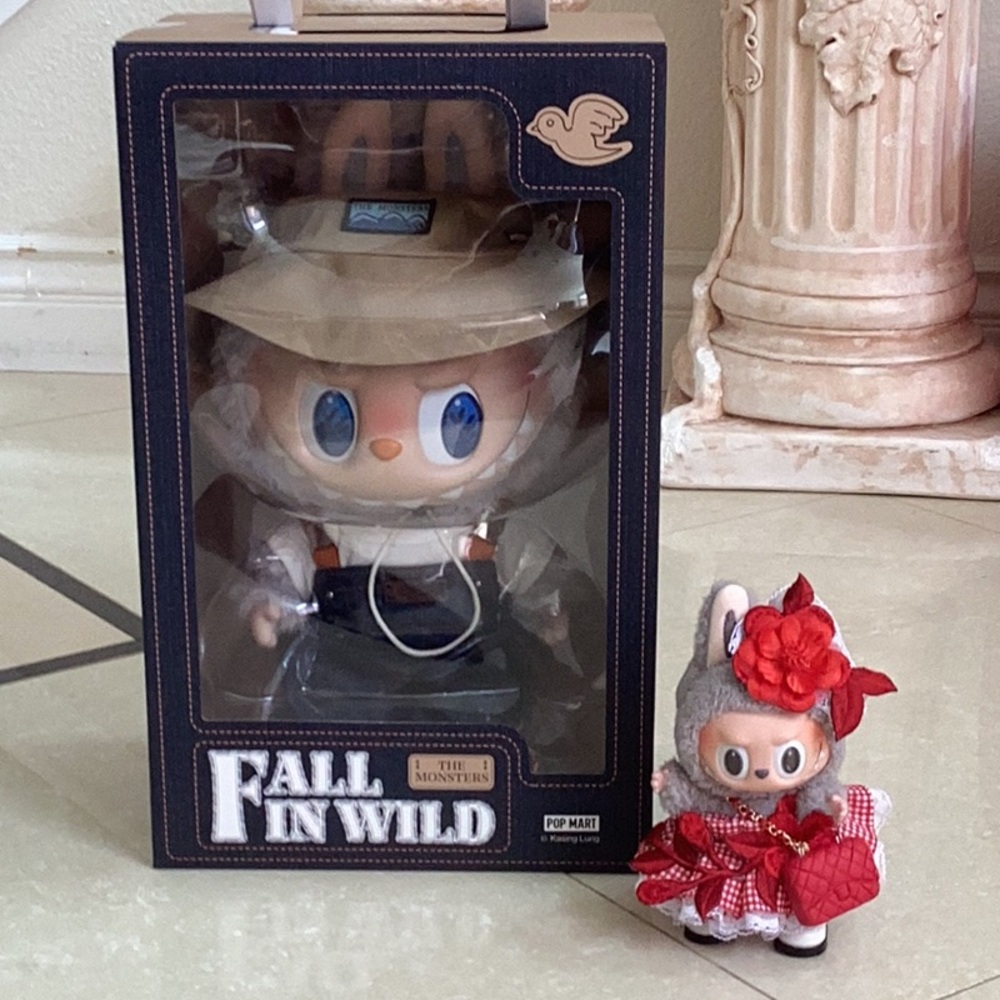 New PopMart Labubu The Monster Fall In Wild